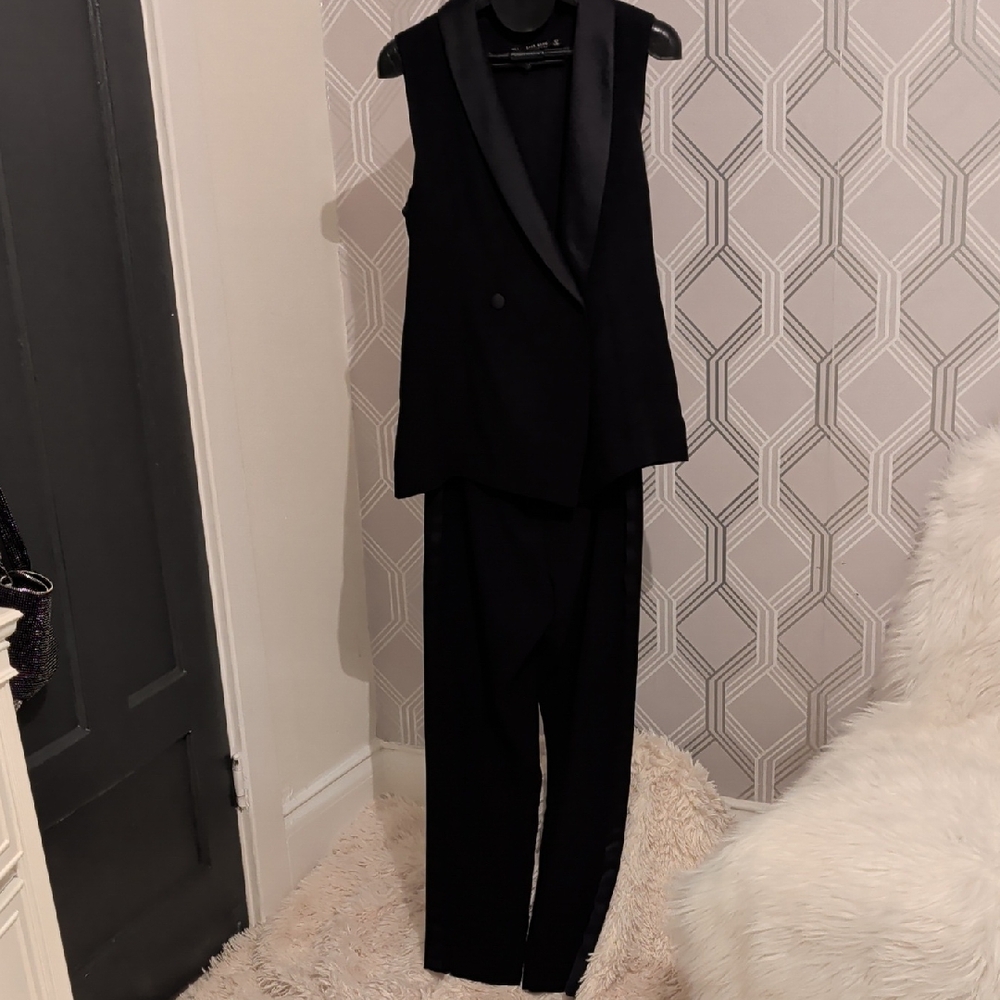 Elegant Black Woman's Suit